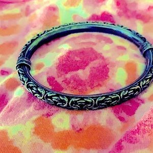925 Milor Italy bracelet bangle cuff 6 in sterling silver